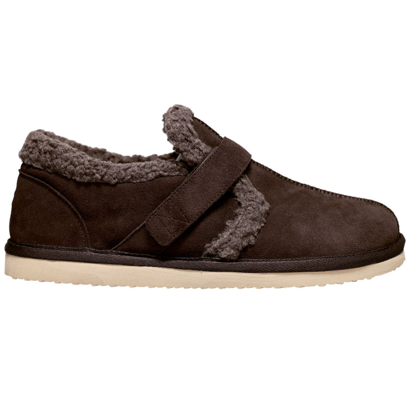 Propet Ross Men's Slipper - Chocolate in 5E extra wide