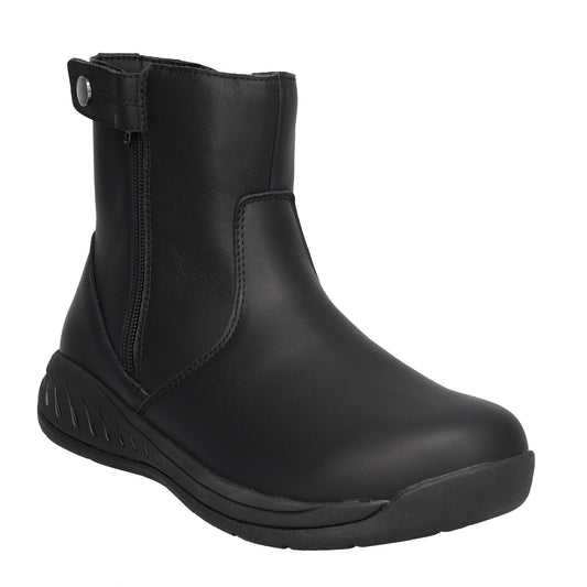 Propet Laney Women's Sneaker Boot - Black in women's 4E extra wide
