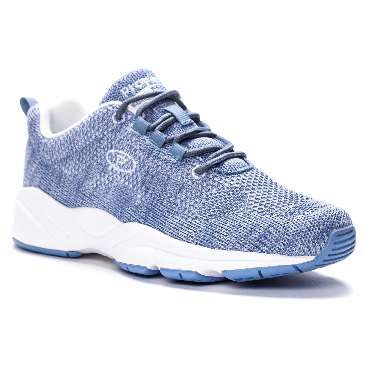 Propet Stability Fly Women's Sneaker - Denim/White in women's 4E extra wide