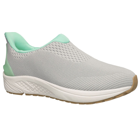 Propet Propet One Velocity Slipon Women's Sneaker - Grey/Mint in women's 4E extra wide