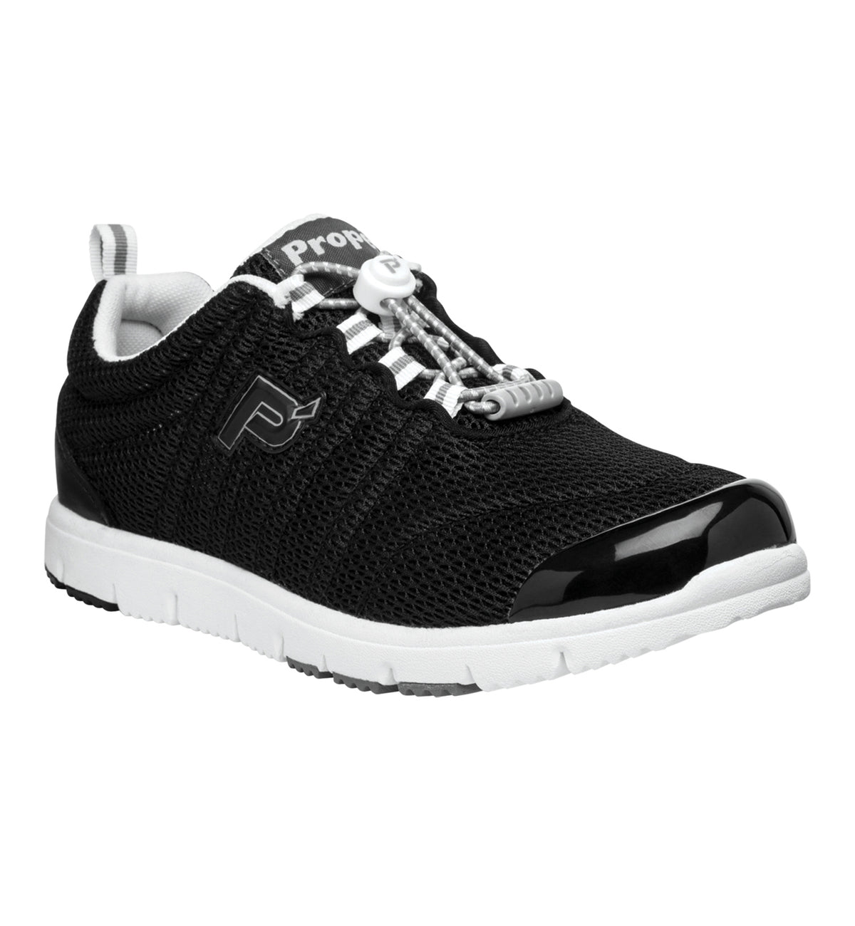 Propet TravelWalker II Women's Sneaker - Black Mesh in women's 4E extra wide