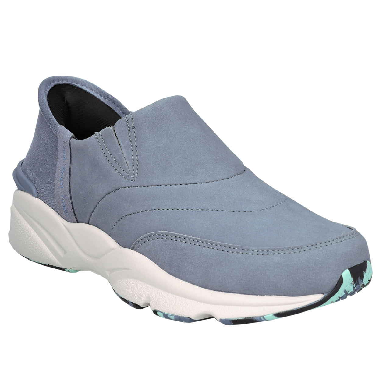 Propet Stability Freestyle Women's Slip-On - Denim Suede in women's 4E extra wide
