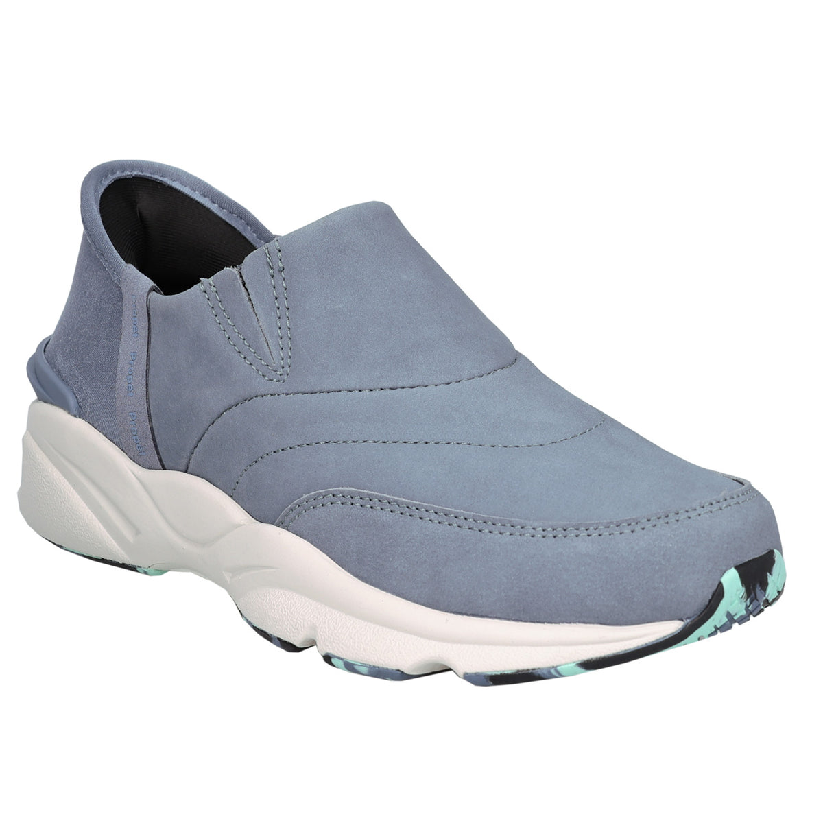 Propet Stability Freestyle Women's Slip-On - Denim Suede in women's 4E extra wide