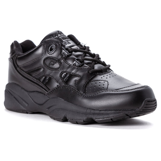 Propet Stability Walker Women's Walking Shoe - Black in women's 4E extra wide