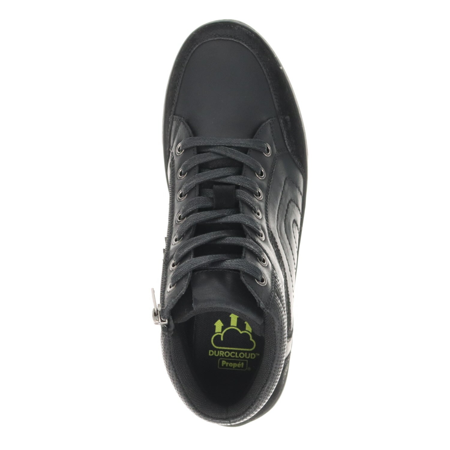 Propet Kenton Men's Midcut Sneaker - All Black in 5E extra wide