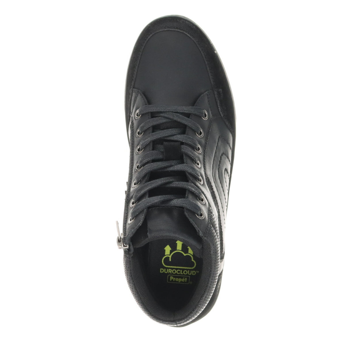 Propet Kenton Men's Midcut Sneaker - All Black in 5E extra wide