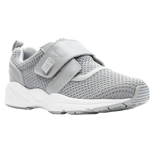 Propet Stability X Strap Women's Walking Shoe - Lt Grey in women's 4E extra wide
