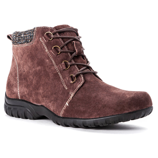 Propet Delaney Women's Boot - Brown in women's 4E extra wide