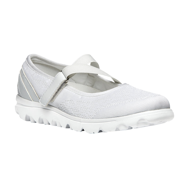 Propet TravelActiv Mary Jane Women's Mary Jane - White in women's 4E extra wide