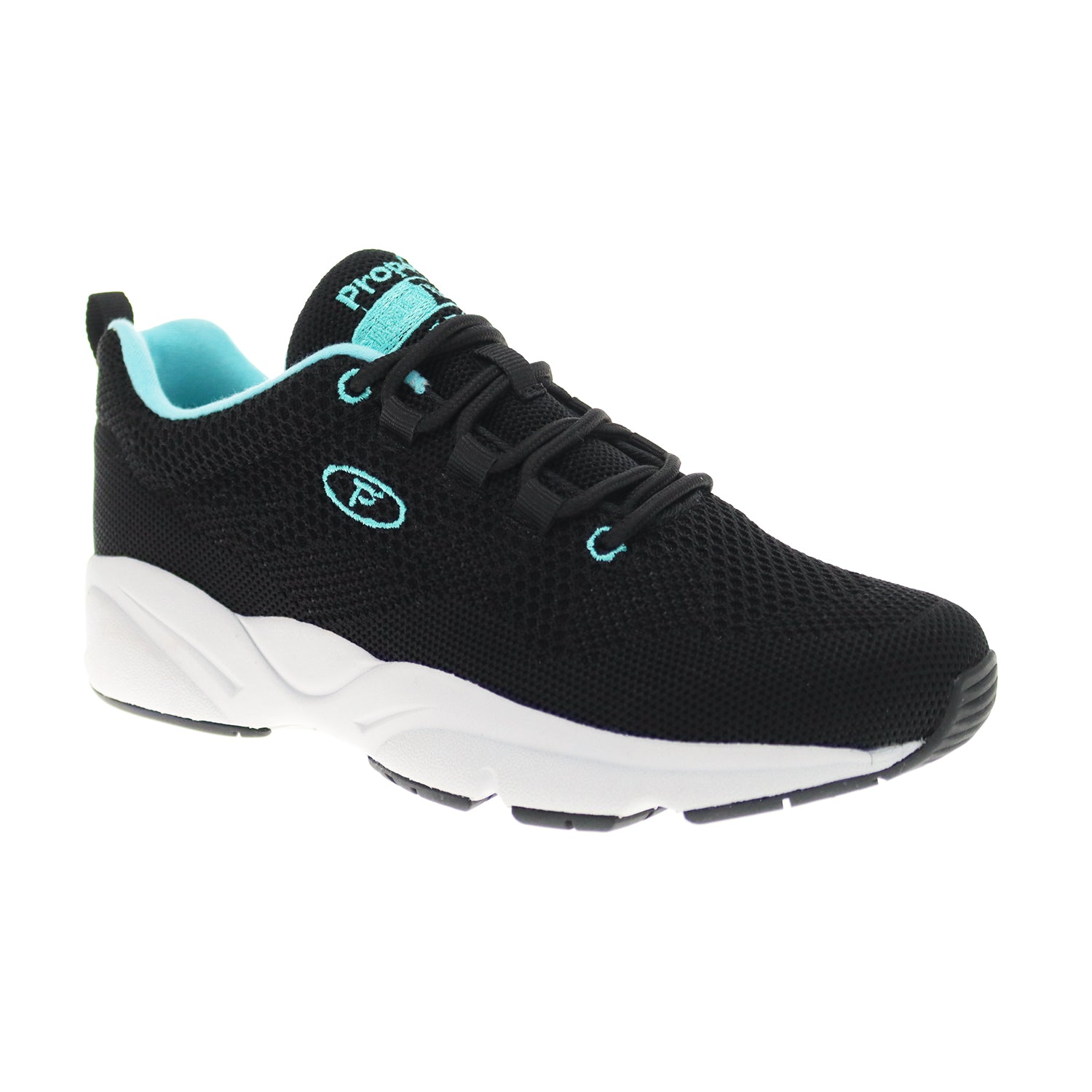 Propet Stability Fly Women's Sneaker - Black in women's 4E extra wide