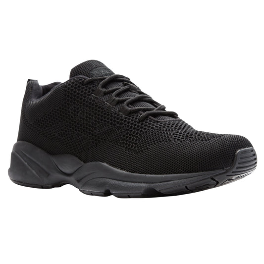 Propet Stability Fly Men's Sneaker - Black in 5E extra wide