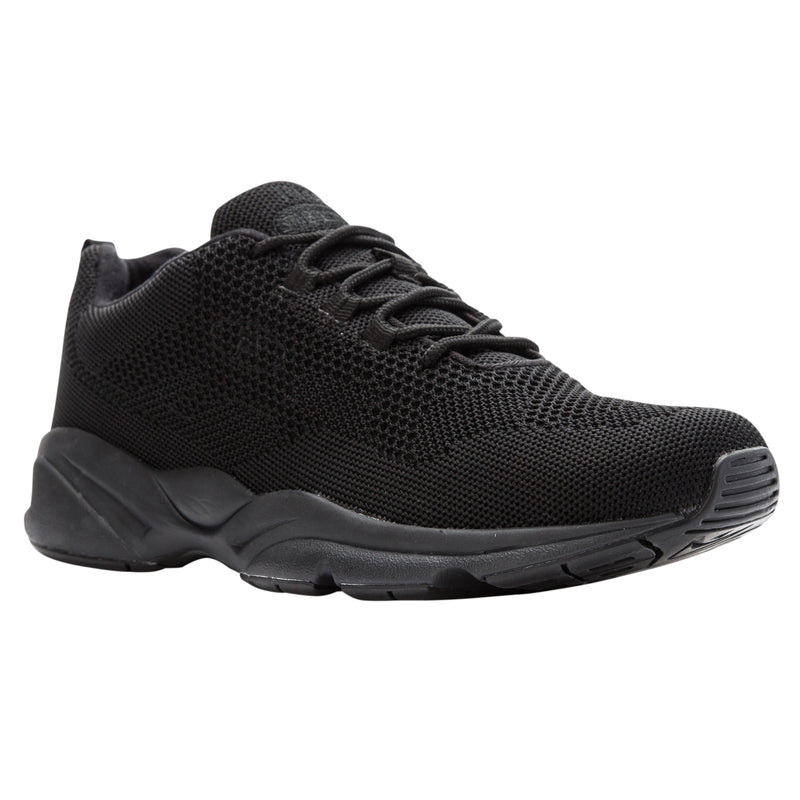 Propet Stability Fly Men's Sneaker - Black in 5E extra wide