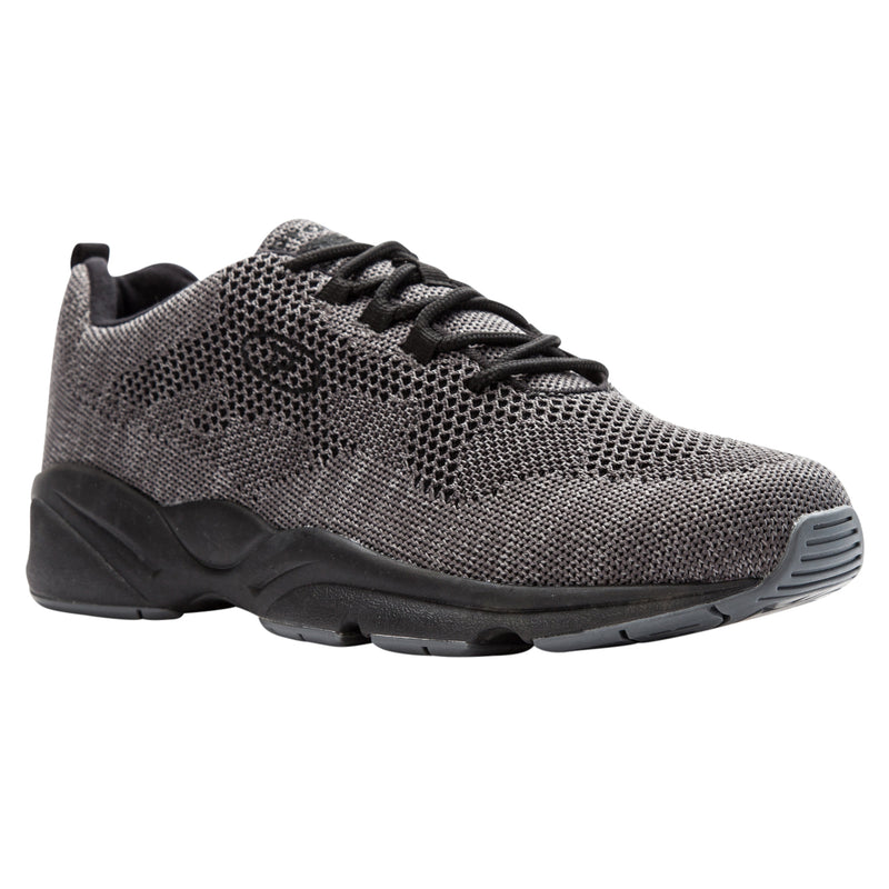 Propet Stability Fly Men's Sneaker - Dk Grey/Lt Grey in 5E extra wide