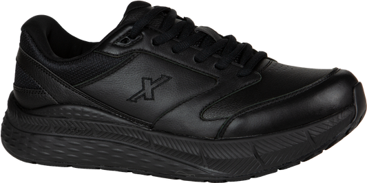 Xelero Steadfast Walker Men's Black Leather Tie Shoe