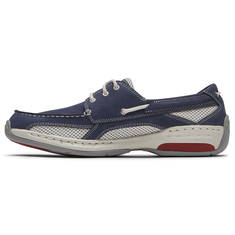 Dunham Captain - Navy Nubuck Boat Shoes