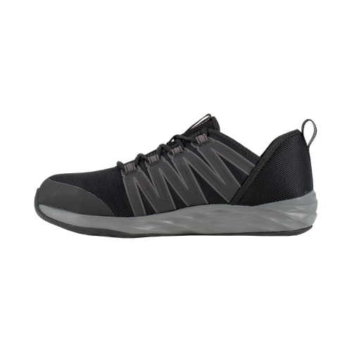 Reebok Astroride Steel Toe, EH Work Shoe - Black in 4E extra wide