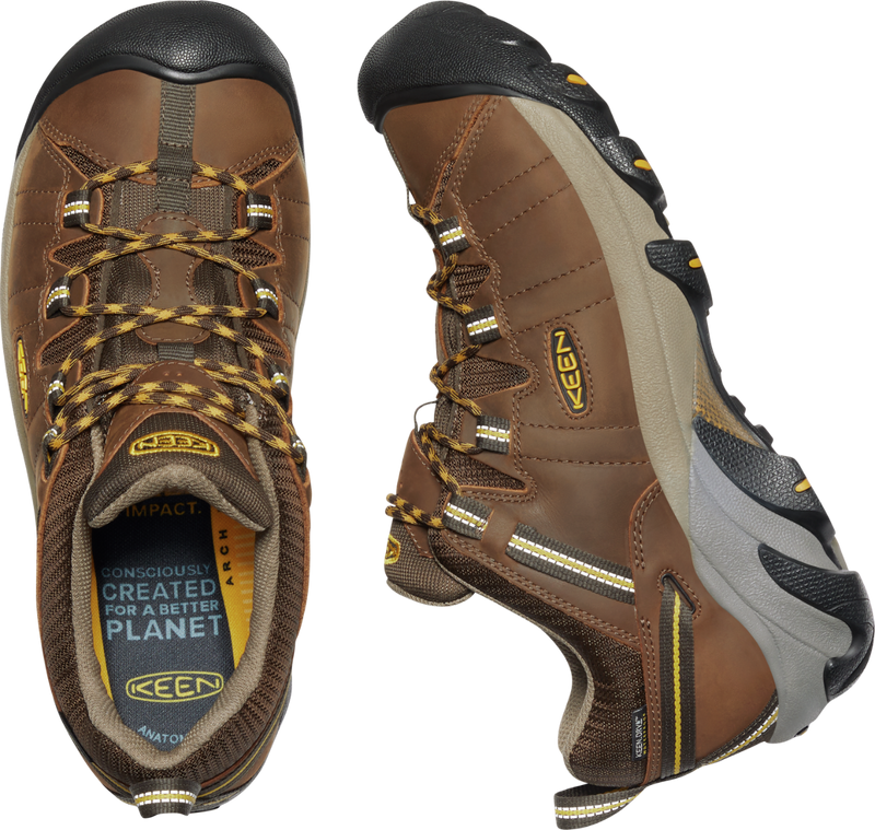 Keen Targhee II WP Wide - Cascade Brown / Golden Yellow