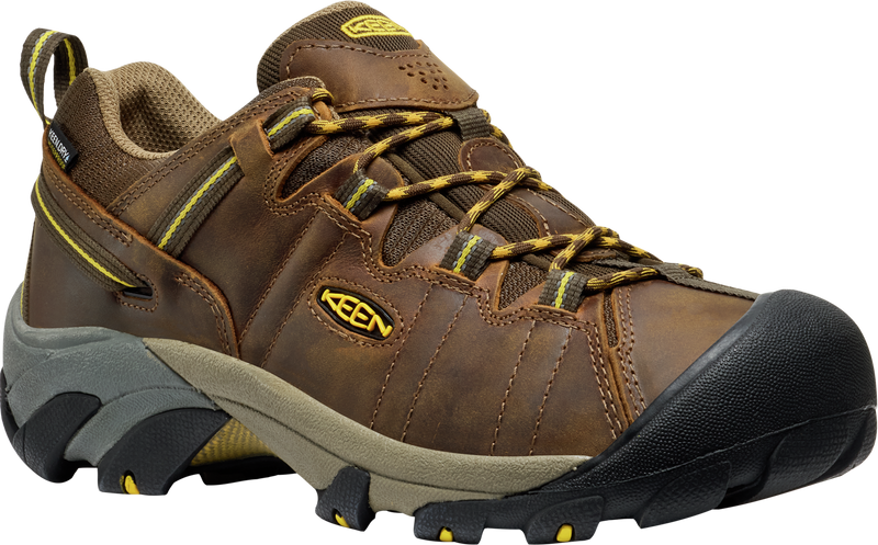 Keen Targhee II WP Wide - Cascade Brown / Golden Yellow