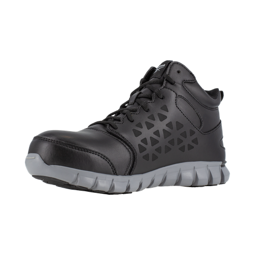 Reebok Sublite Cushion Composite Toe Waterproof Work Boot - Black in 4E extra wide