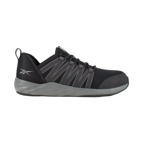 Reebok Astroride Steel Toe, EH Work Shoe - Black in 4E extra wide