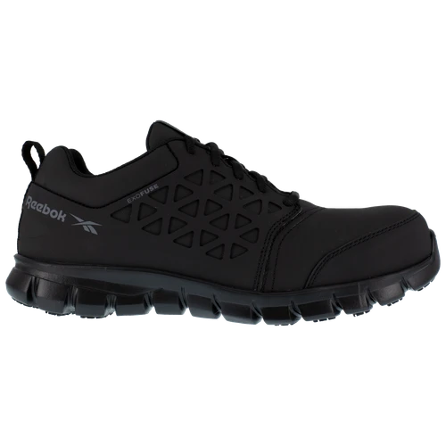 Reebok Sublite Cushion Composite Toe, EH Work Shoe - Black in 4E extra wide