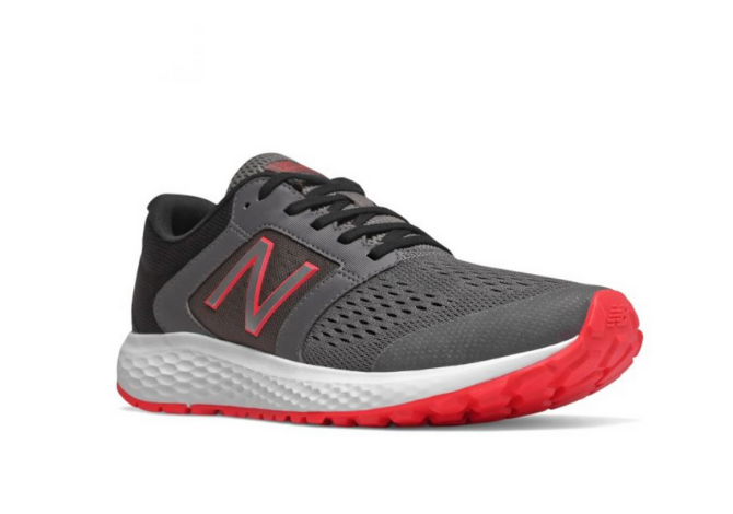 extra large and wide men's new balance shoes gray red
