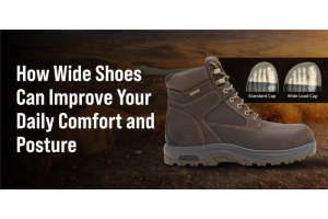 Wide Shoes for improved comfort and posture