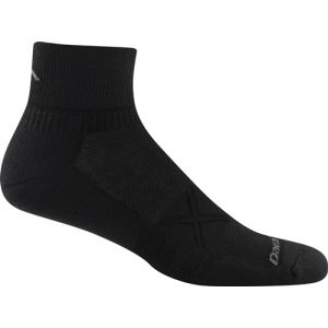 Darn Tough Vertex 1/4 Sock Ultra-Light Cushion - Black - Single Pair