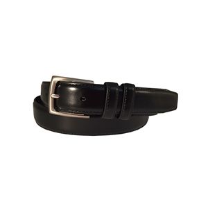 Danbury 32mm Genuine Leather Casual Belt - Black