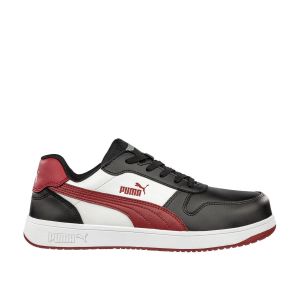 Puma Frontcourt Low Black/White/Red Shoes