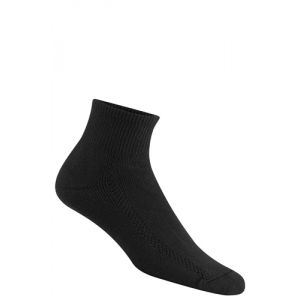 Wigwam Distance Black Quarter Socks 2-Pack