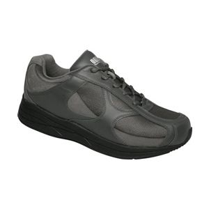 Drew Shoe Surge - Grey Leather & Nubuck / Grey Mesh