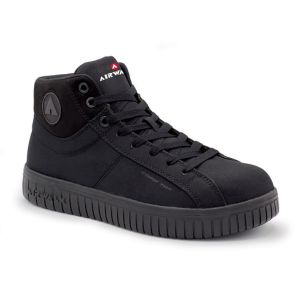 Airwalk Mens Deuce Mid Composite Toe Safety Shoe - Black/Black