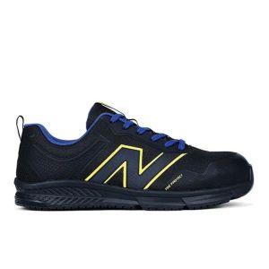 New Balance Mens Evolve Work Shoe - Alloy Toe EH - Black/Blue/Yellow