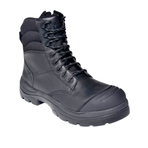Wide Load 890BZC Composite Safety Toe Zip 8 inch Work Boot - Black - 6E Only