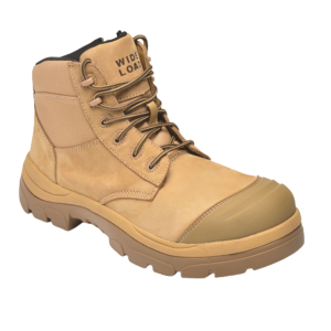 Wide Load 690WZC Composite Safety Toe Zip 6 inch Work Boot - Wheat - 6E Only