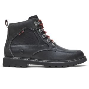 Dunham Strickland Chukka Waterproof Boot - Black Leather/Suede