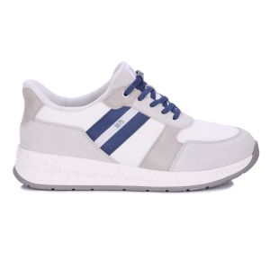 Drew Shoe Connor - White Suede Combo