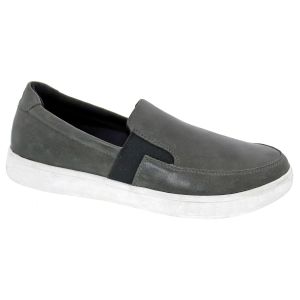 Drew Shoe Jump - Dark Grey Leather Boots