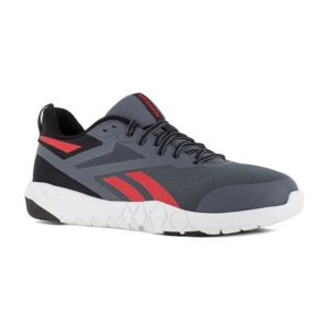 Reebok Flexagon Force XL Composite Toe, SR Work Shoe - Gray/Red