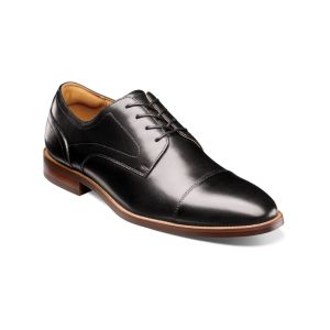 Florsheim Rucci Cap Toe Oxford - Black Dress Shoe