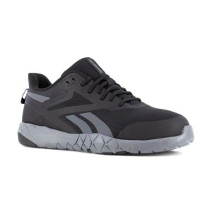 Reebok Flexagon Force XL Composite Toe, EH Work Shoe - Black/Gray