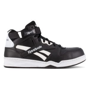Reebok BB4500 Work RB4194 - Mens High Top Work Sneaker - Black/White