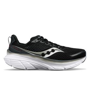 Saucony Guide 17 Extra Wide Mens Running Shoe - Black Shadow