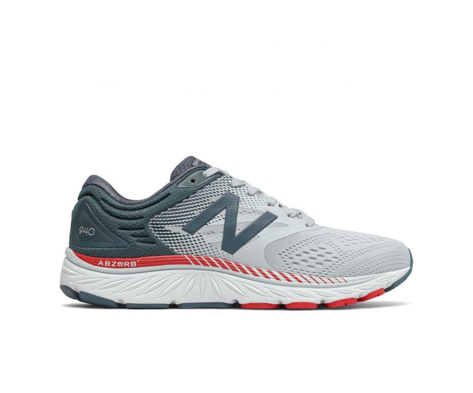 New Balance 940v4 Men's Running Shoe - Light Aluminum/Red كلمات سهم