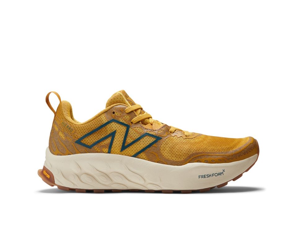 New Balance Fresh Foam X Hierro v8 Mens Running Shoe Butterscotch Ginger Lemon Deep Sea