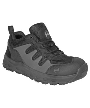 Hoss Eric Lo Oblique Aluminum Safety Toe Non-Waterproof Shoes - Black