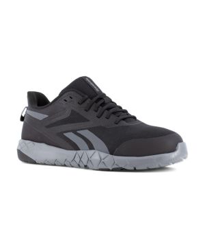 Reebok Flexagon Force XL Composite Toe, EH Work Shoe - Black/Gray