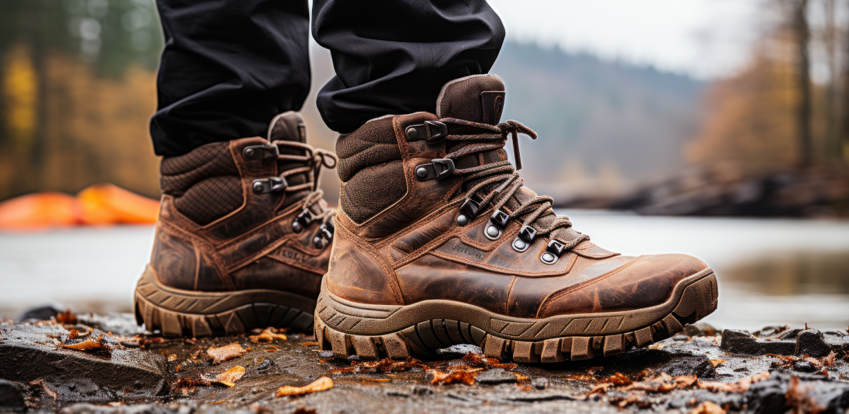 Mens wide hiking boots online